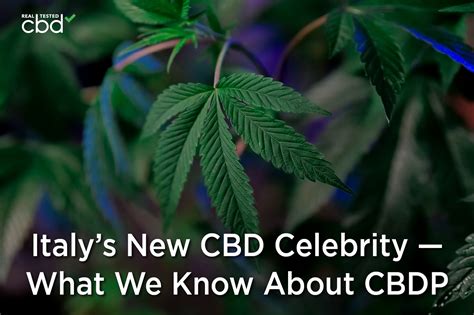 Italy’s New CBD Celebrity — What We Know About CBDP